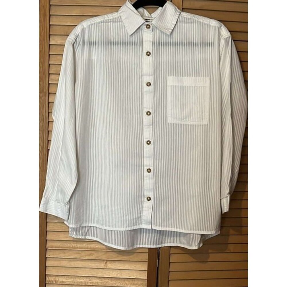 Billabong‎ In The Tide Shirt CottageCore Lagenlook Boho